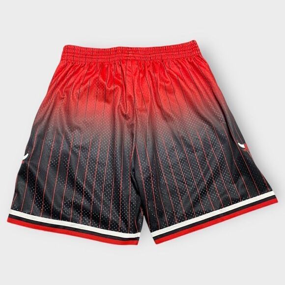 Mitchell & Ness Chicago Bulls 1995 Fadeaway Swingman Shorts Mens size XL New - Picture 5 of 9